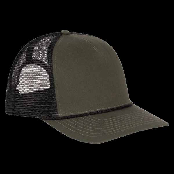 Cotton Retro Rope Trucker Hat Thumbnail