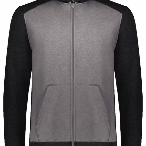 Youth Eco Revive™ Three-Season Triblend Fleece Full-Zip Hooded Sweatshirt Thumbnail