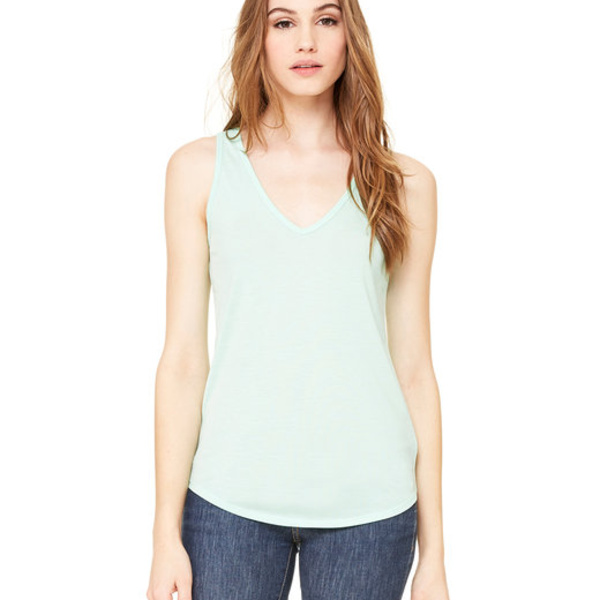 Ladies' Flowy V-Neck Tank Thumbnail