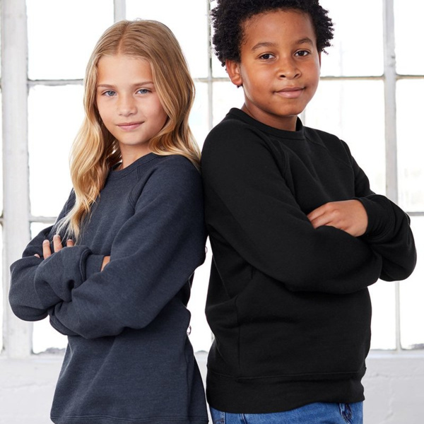 Youth Sponge Fleece Crewneck Sweatshirt Thumbnail