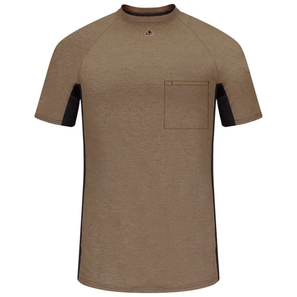 Men's FR Two-Tone Base Layer with Concealed Chest Pocket- EXCEL FR Thumbnail