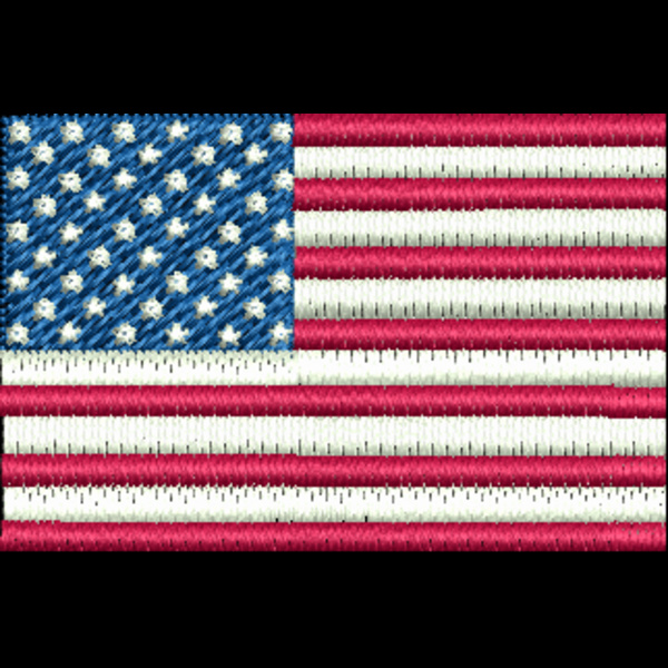Embroidered US Flag - 350308 Thumbnail