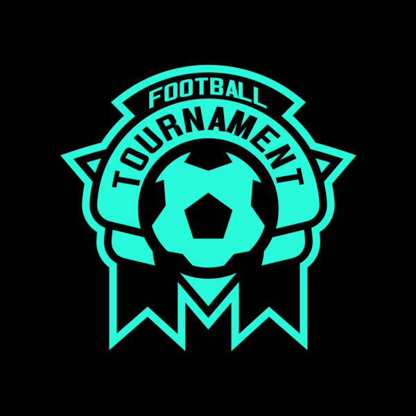 Tournament Football logo template Thumbnail