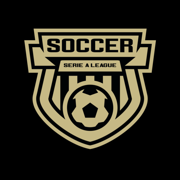 Serie a league soccer logo template Thumbnail