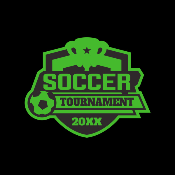 Soccer Tournament logo template 02 Thumbnail