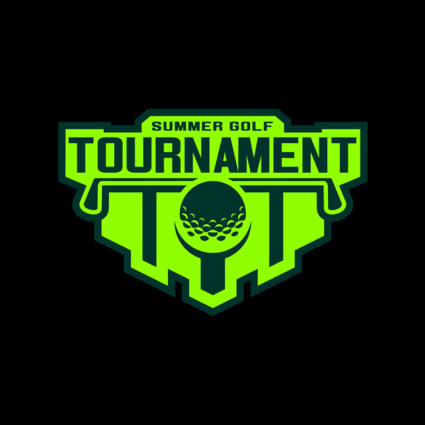 Tournament Summer golf logo template Thumbnail