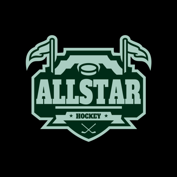 All Star Hockey Tournament logo template 02 Thumbnail