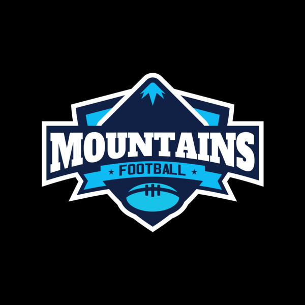 Mountains Football logo template Thumbnail