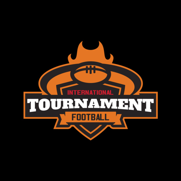 Tournament International Football logo template Thumbnail