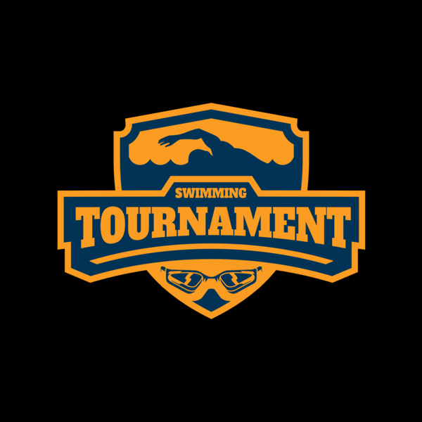 Swimming Tournament logo template 02 Thumbnail