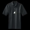 Heavyweight Cotton Pique Polo with Pocket Thumbnail