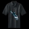 Heavyweight Cotton Pique Polo with Pocket Thumbnail