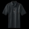 Heavyweight Cotton Pique Polo with Pocket Thumbnail