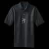 Heavyweight Cotton Pique Polo with Pocket Thumbnail