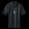 Heavyweight Cotton Pique Polo with Pocket Thumbnail
