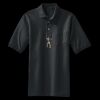 Heavyweight Cotton Pique Polo with Pocket Thumbnail