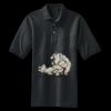 Heavyweight Cotton Pique Polo with Pocket Thumbnail