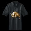 Heavyweight Cotton Pique Polo with Pocket Thumbnail