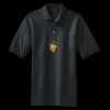 Heavyweight Cotton Pique Polo with Pocket Thumbnail
