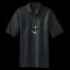 Heavyweight Cotton Pique Polo with Pocket Thumbnail