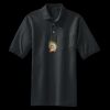 Heavyweight Cotton Pique Polo with Pocket Thumbnail