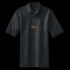 Heavyweight Cotton Pique Polo with Pocket Thumbnail