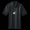 Heavyweight Cotton Pique Polo with Pocket Thumbnail