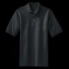 Heavyweight Cotton Pique Polo with Pocket Thumbnail