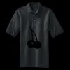 Heavyweight Cotton Pique Polo with Pocket Thumbnail