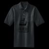 Heavyweight Cotton Pique Polo with Pocket Thumbnail