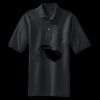 Heavyweight Cotton Pique Polo with Pocket Thumbnail