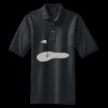 Heavyweight Cotton Pique Polo with Pocket Thumbnail