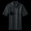 Heavyweight Cotton Pique Polo with Pocket Thumbnail