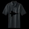 Heavyweight Cotton Pique Polo with Pocket Thumbnail
