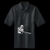 Heavyweight Cotton Pique Polo with Pocket Thumbnail