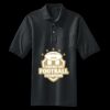 Heavyweight Cotton Pique Polo with Pocket Thumbnail
