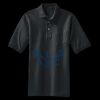 Heavyweight Cotton Pique Polo with Pocket Thumbnail