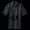 Heavyweight Cotton Pique Polo with Pocket Thumbnail