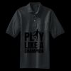 Heavyweight Cotton Pique Polo with Pocket Thumbnail