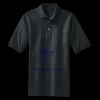 Heavyweight Cotton Pique Polo with Pocket Thumbnail
