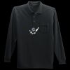 Long Sleeve Silk Touch Polo with Pocket Thumbnail