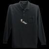 Long Sleeve Silk Touch Polo with Pocket Thumbnail