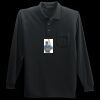 Long Sleeve Silk Touch Polo with Pocket Thumbnail