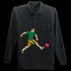 Long Sleeve Silk Touch Polo with Pocket Thumbnail