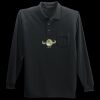 Long Sleeve Silk Touch Polo with Pocket Thumbnail
