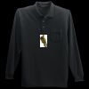 Long Sleeve Silk Touch Polo with Pocket Thumbnail