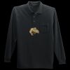 Long Sleeve Silk Touch Polo with Pocket Thumbnail
