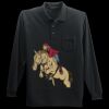 Long Sleeve Silk Touch Polo with Pocket Thumbnail