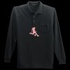 Long Sleeve Silk Touch Polo with Pocket Thumbnail