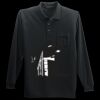 Long Sleeve Silk Touch Polo with Pocket Thumbnail